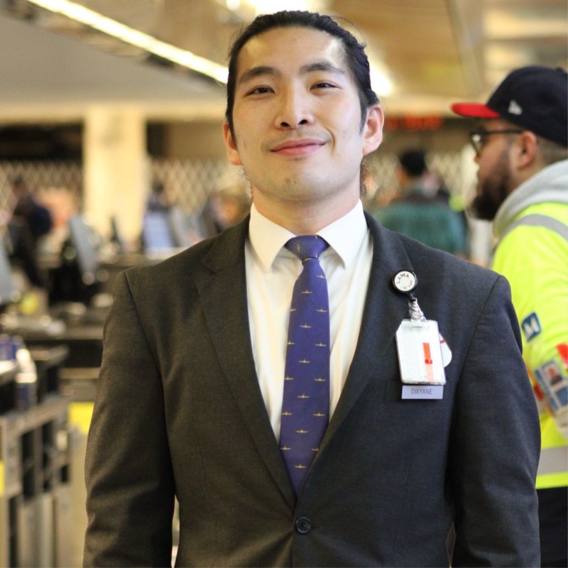 Dwyane Ong of Deltamax Freight System plays games with escorts